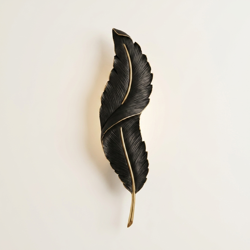 Sculptural Feather Wall Lamp | The Plume