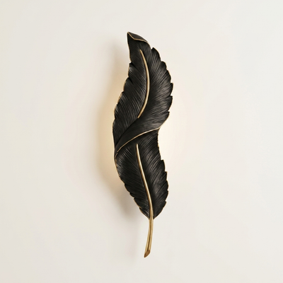 Sculptural Feather Wall Lamp | The Plume