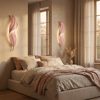 Sculptural Feather Wall Lamp | The Plume