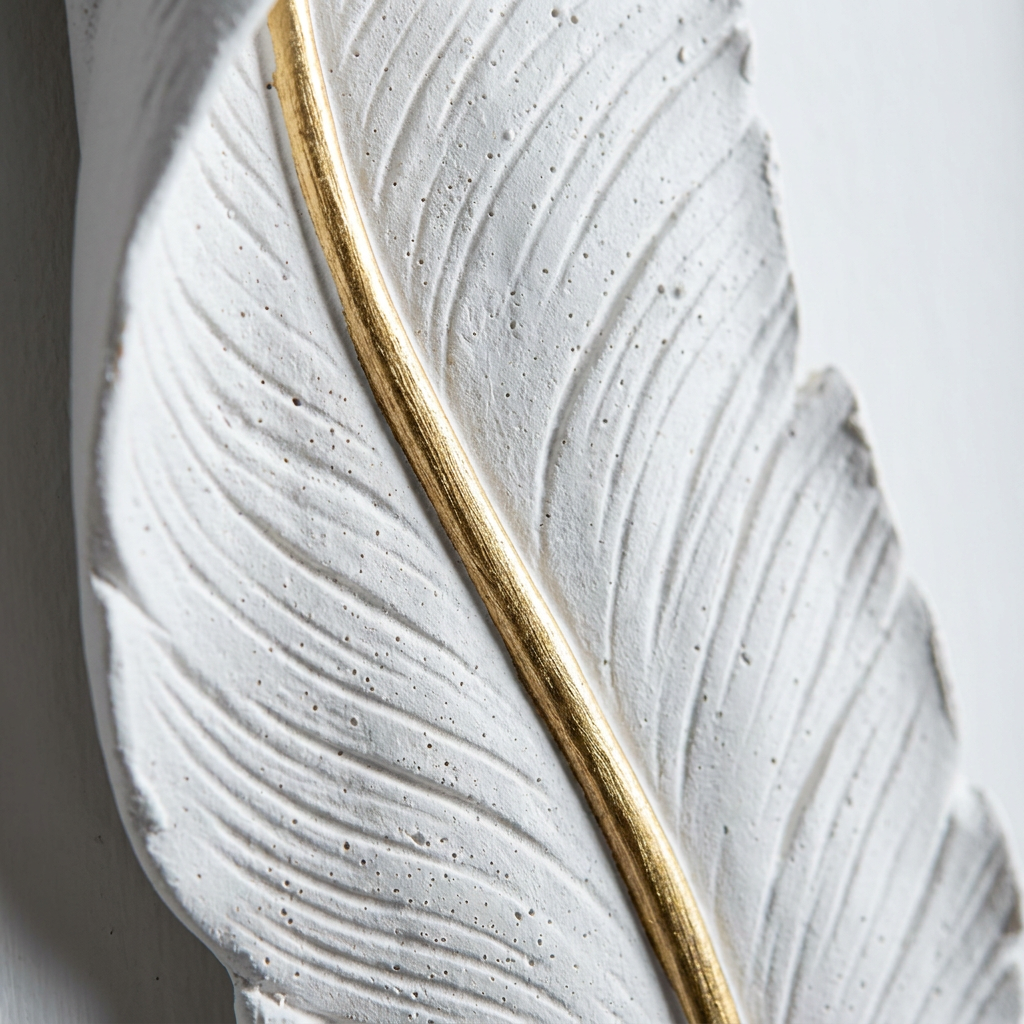 Sculptural Feather Wall Lamp | The Plume