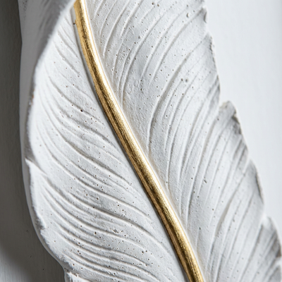 Sculptural Feather Wall Lamp | The Plume