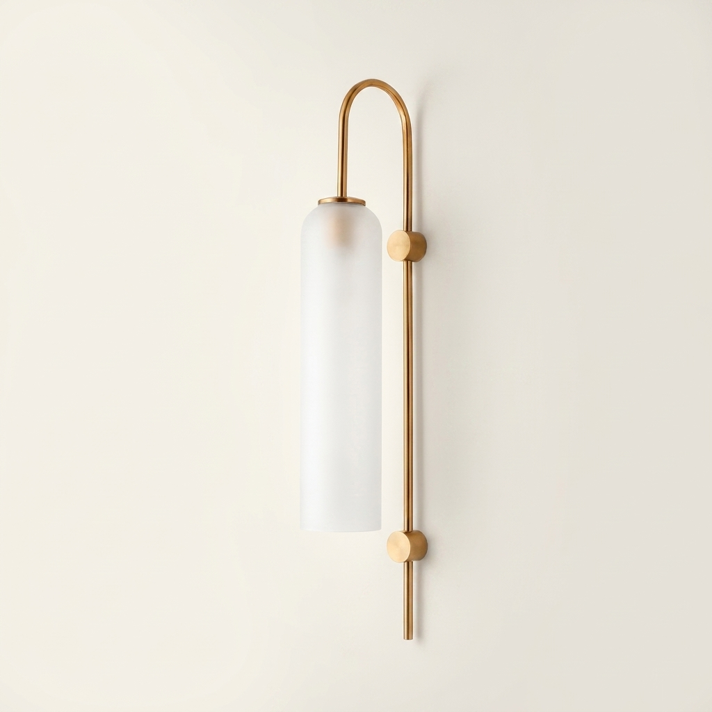 Frosted Glass Swing-Arm Wall Light | The Cygne