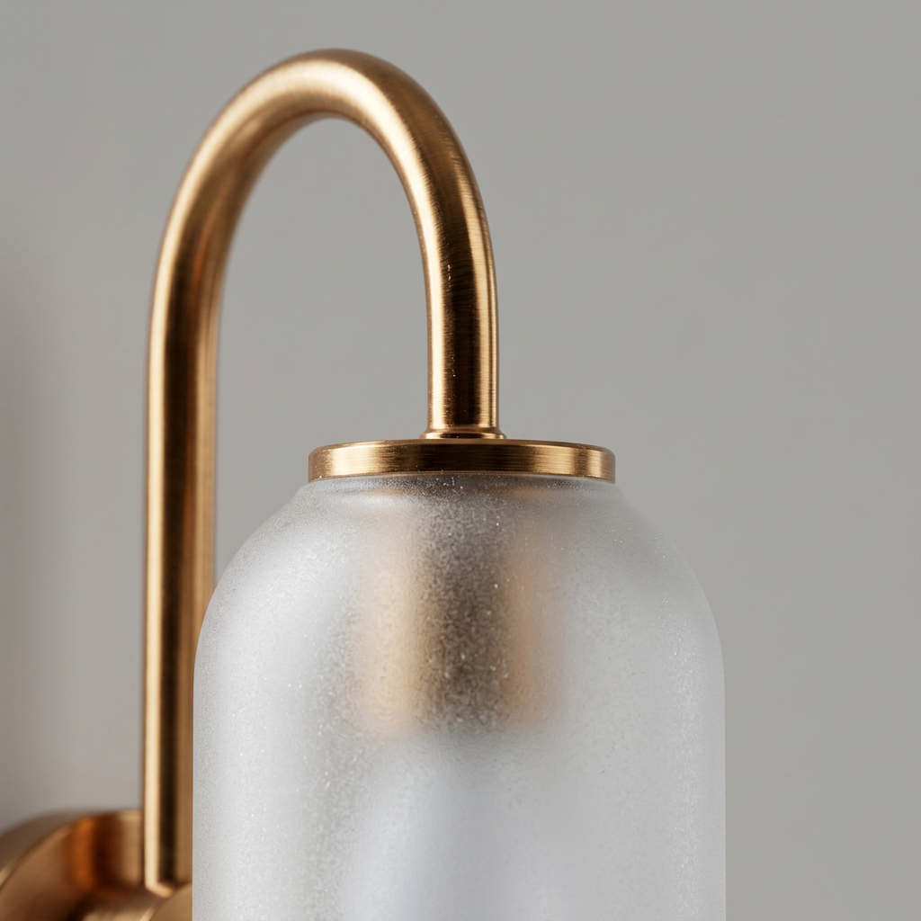 Frosted Glass Swing-Arm Wall Light | The Cygne