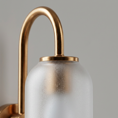 Frosted Glass Swing-Arm Wall Light | The Cygne