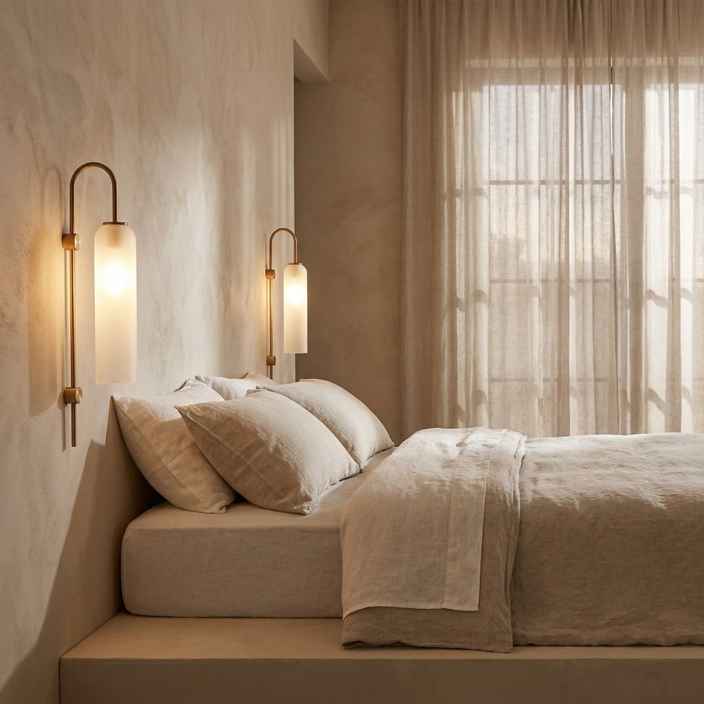 Frosted Glass Swing-Arm Wall Light | The Cygne