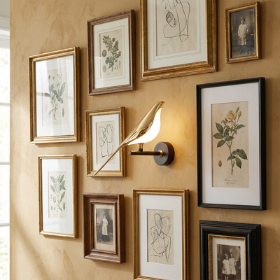 Sculptural Bird Wall Light | The Alouette