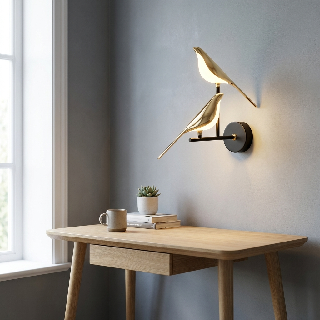 Sculptural Bird Wall Light | The Alouette