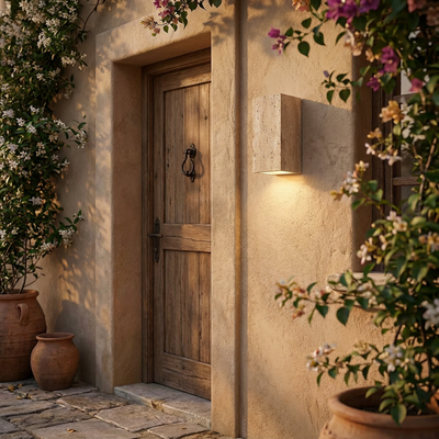 Travertine Stone Wall Light | The Provence